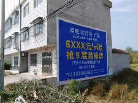都江堰墙体广告质量分析
