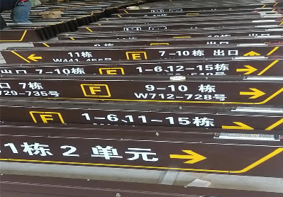 都江堰广告标识中，常见的几种安装方式。